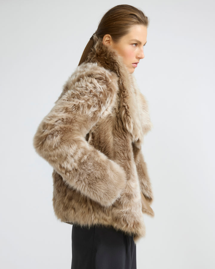 Short jacket in Toscana lambskin - Yves Salomon - New Fall/Winter Collection