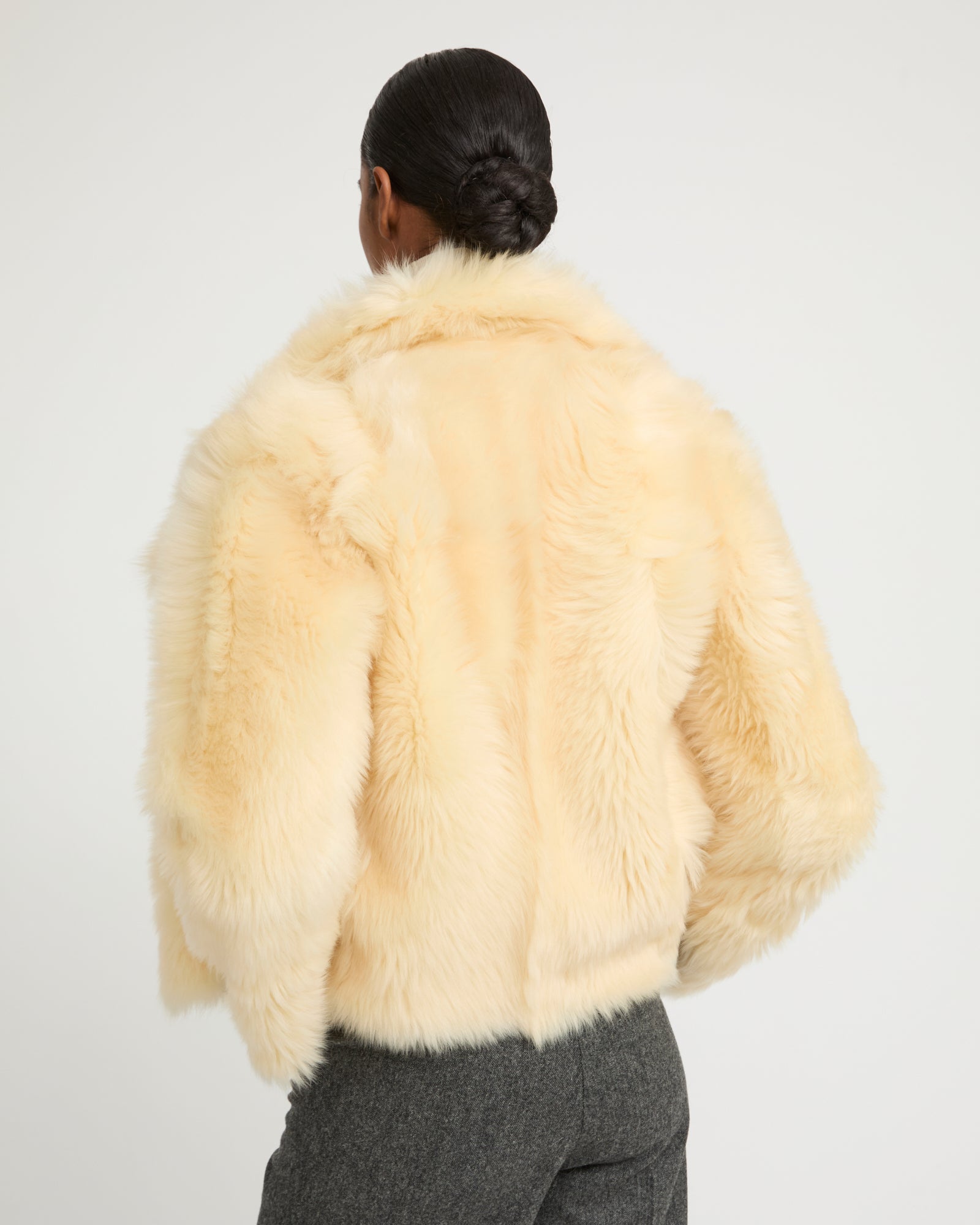 Short jacket in Toscana lambskin - Yves Salomon