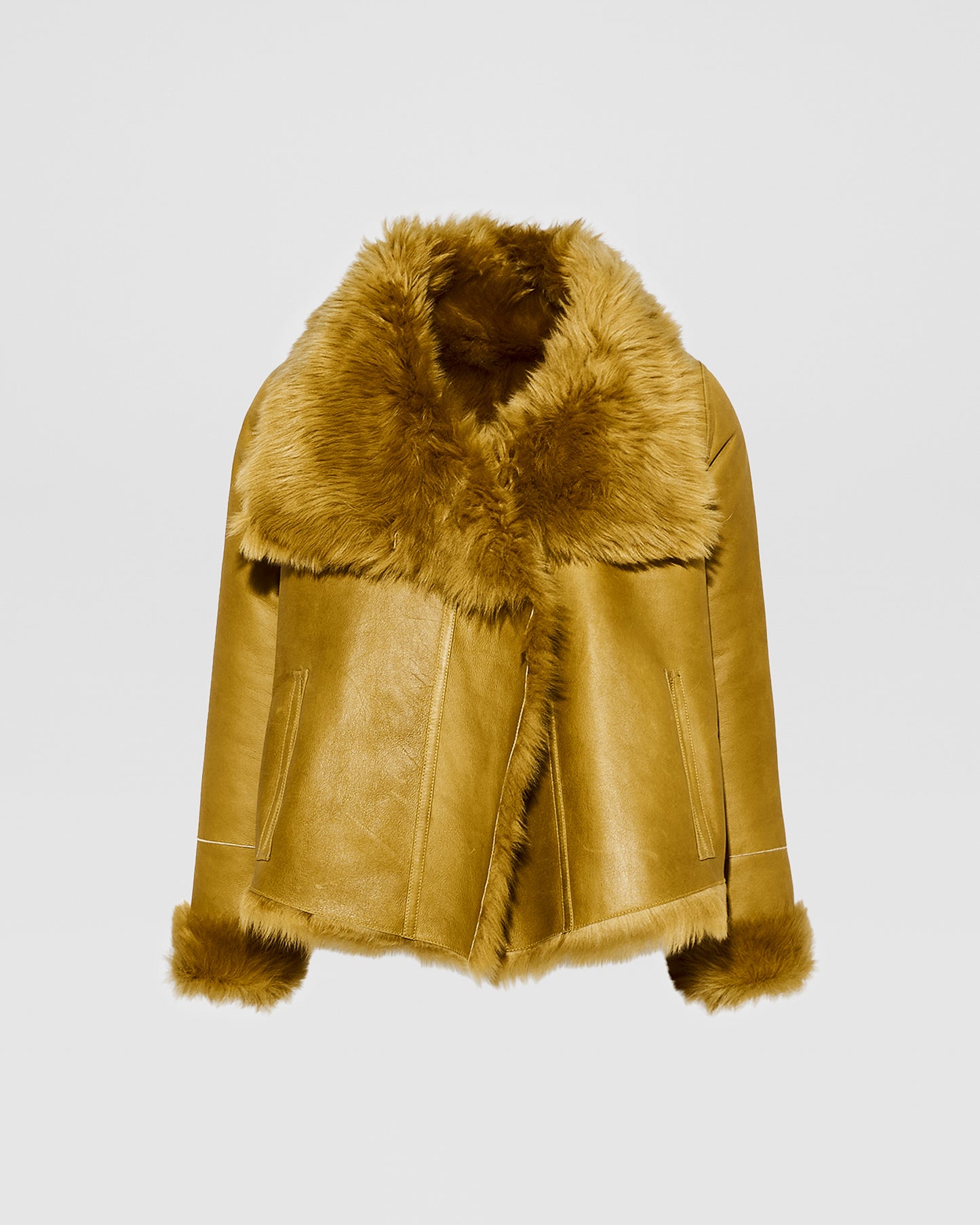 Short jacket in Toscana lambskin - Yves Salomon