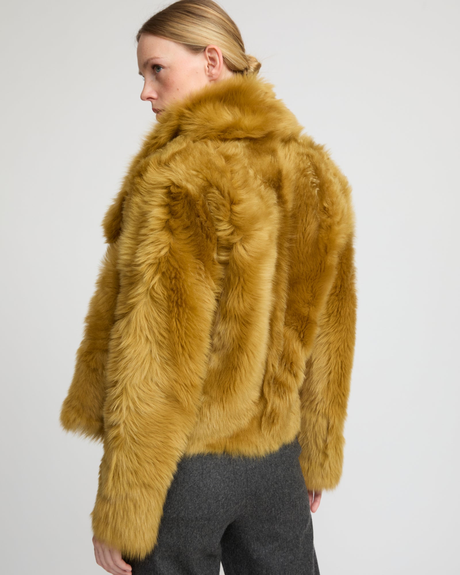 Short jacket in Toscana lambskin - Yves Salomon