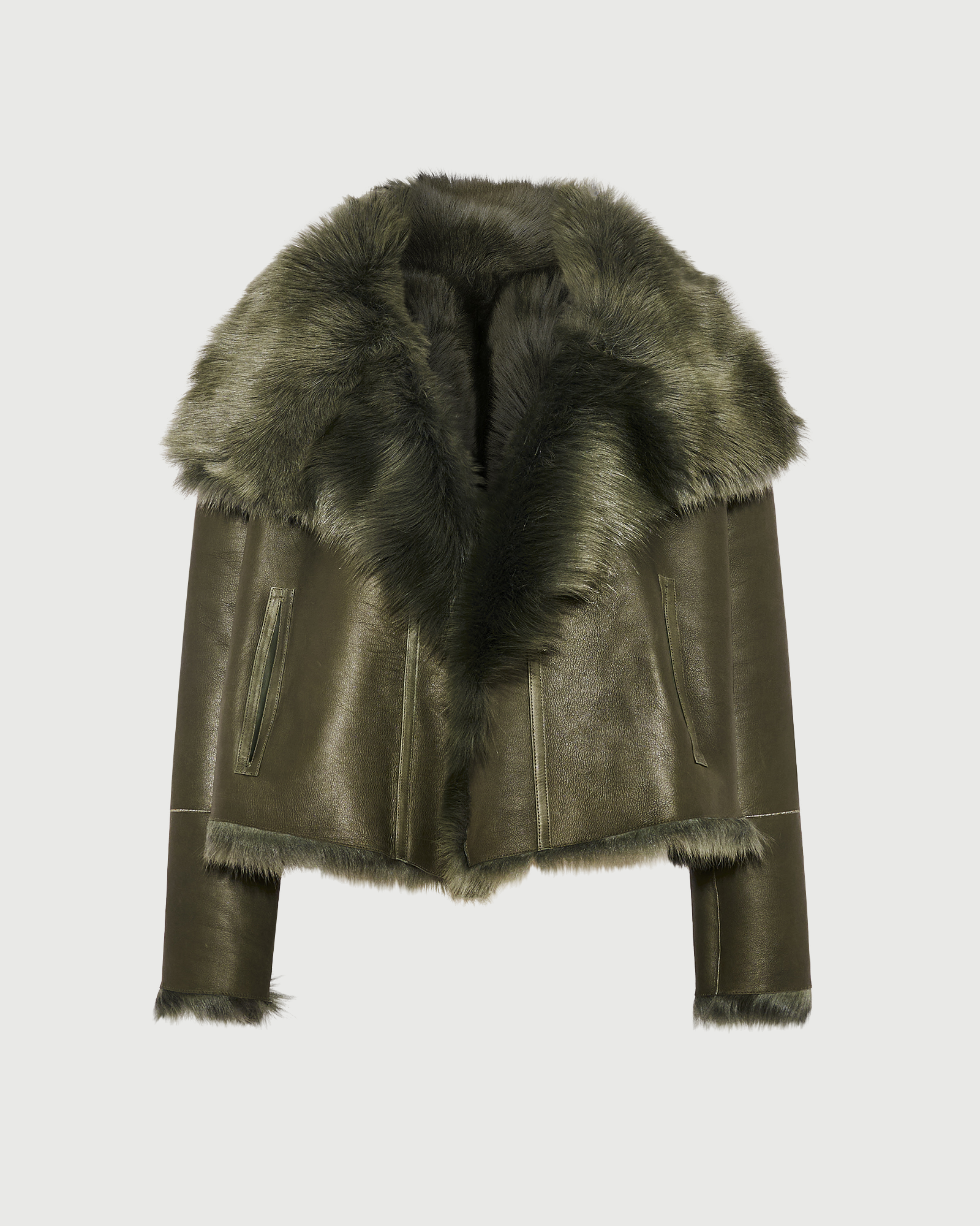Short jacket in Toscana lambskin - Yves Salomon - New Fall Winter Collection