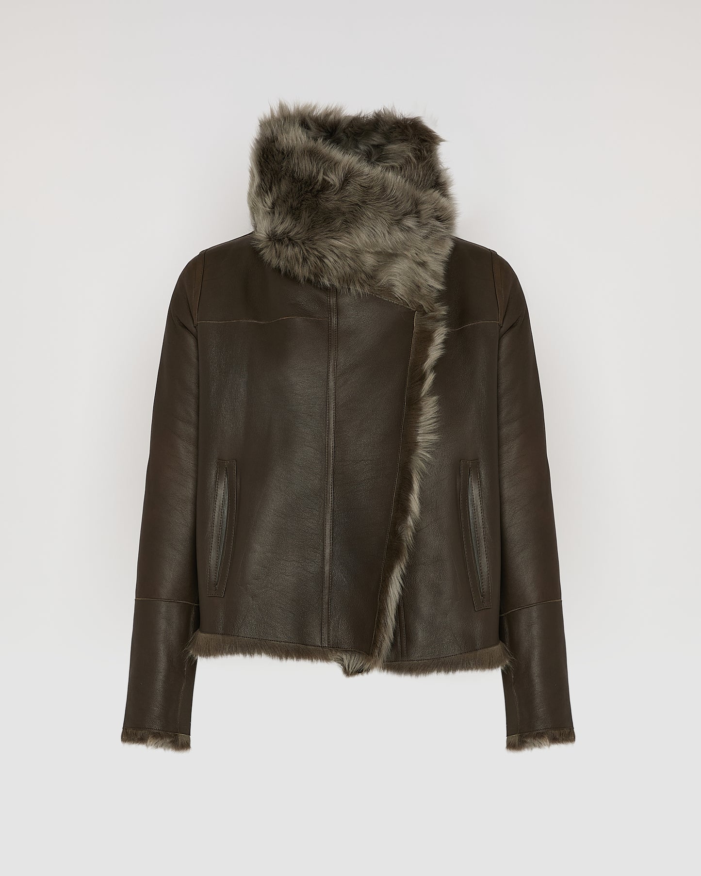 Short jacket in Toscana lambskin - Yves Salomon