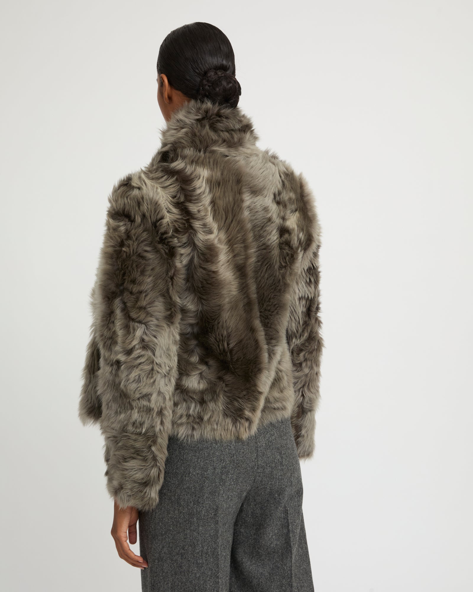 Short jacket in Toscana lambskin - Yves Salomon