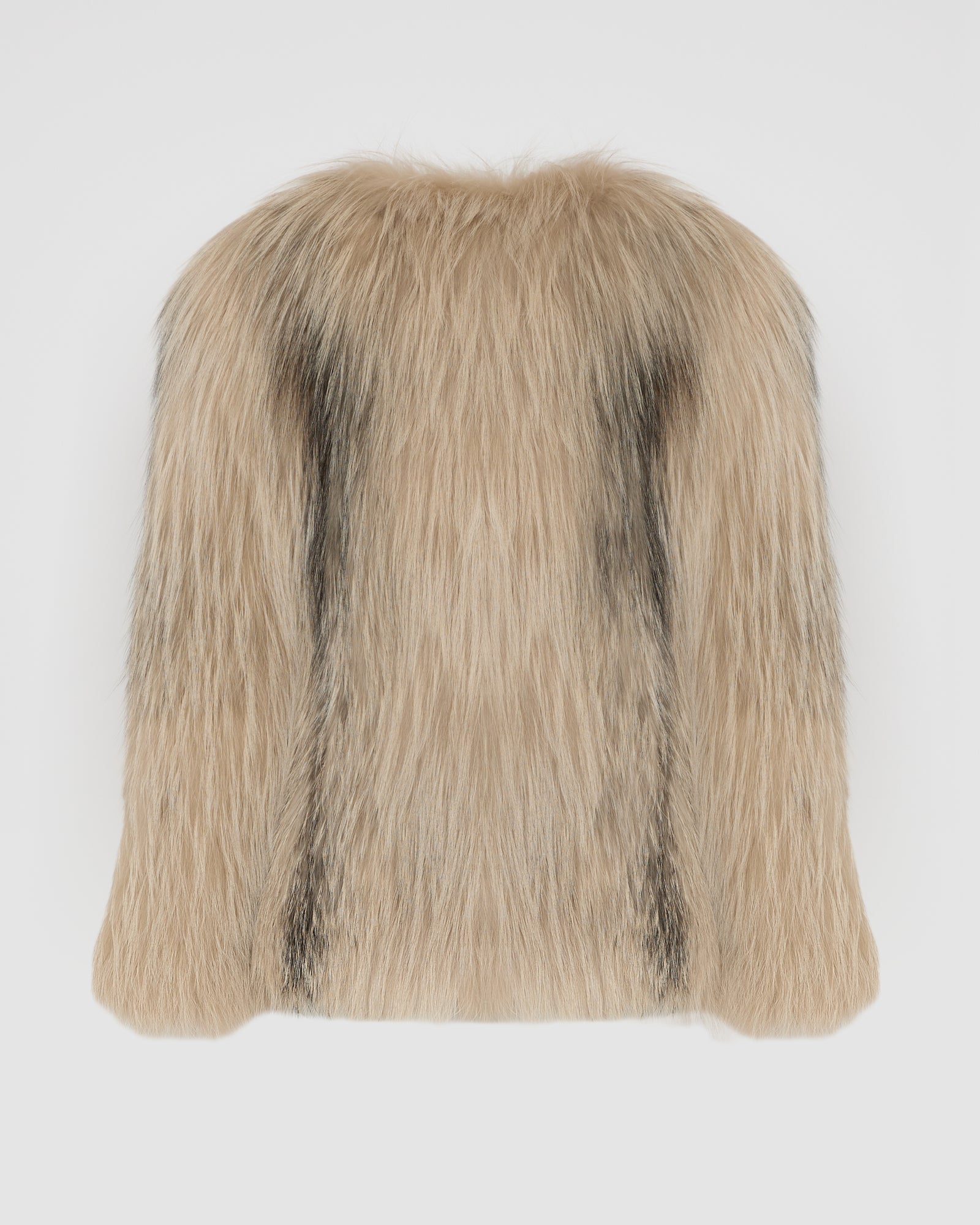 Knitted fox fur jacket - Yves Salomon