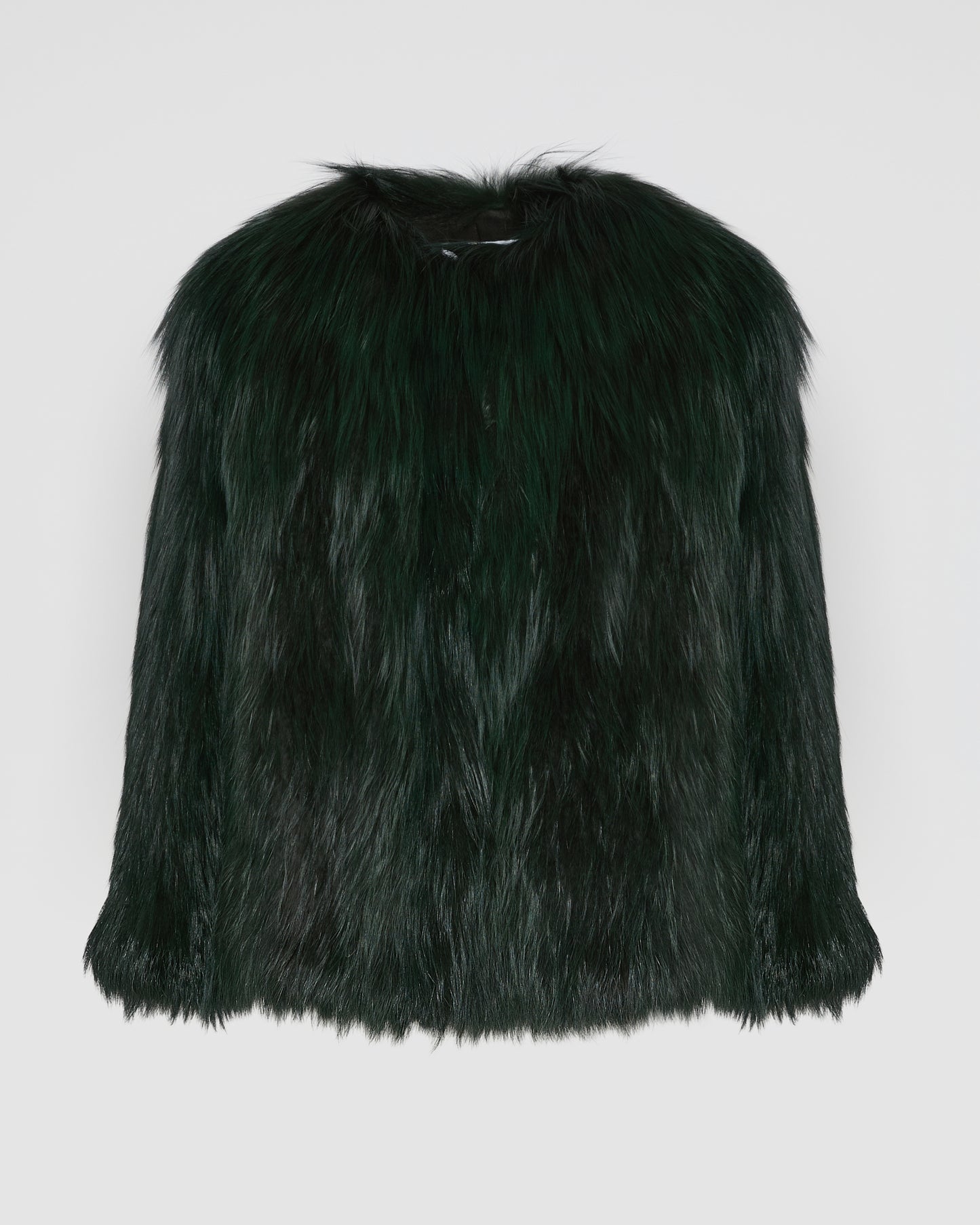Knitted fox fur jacket - Yves Salomon