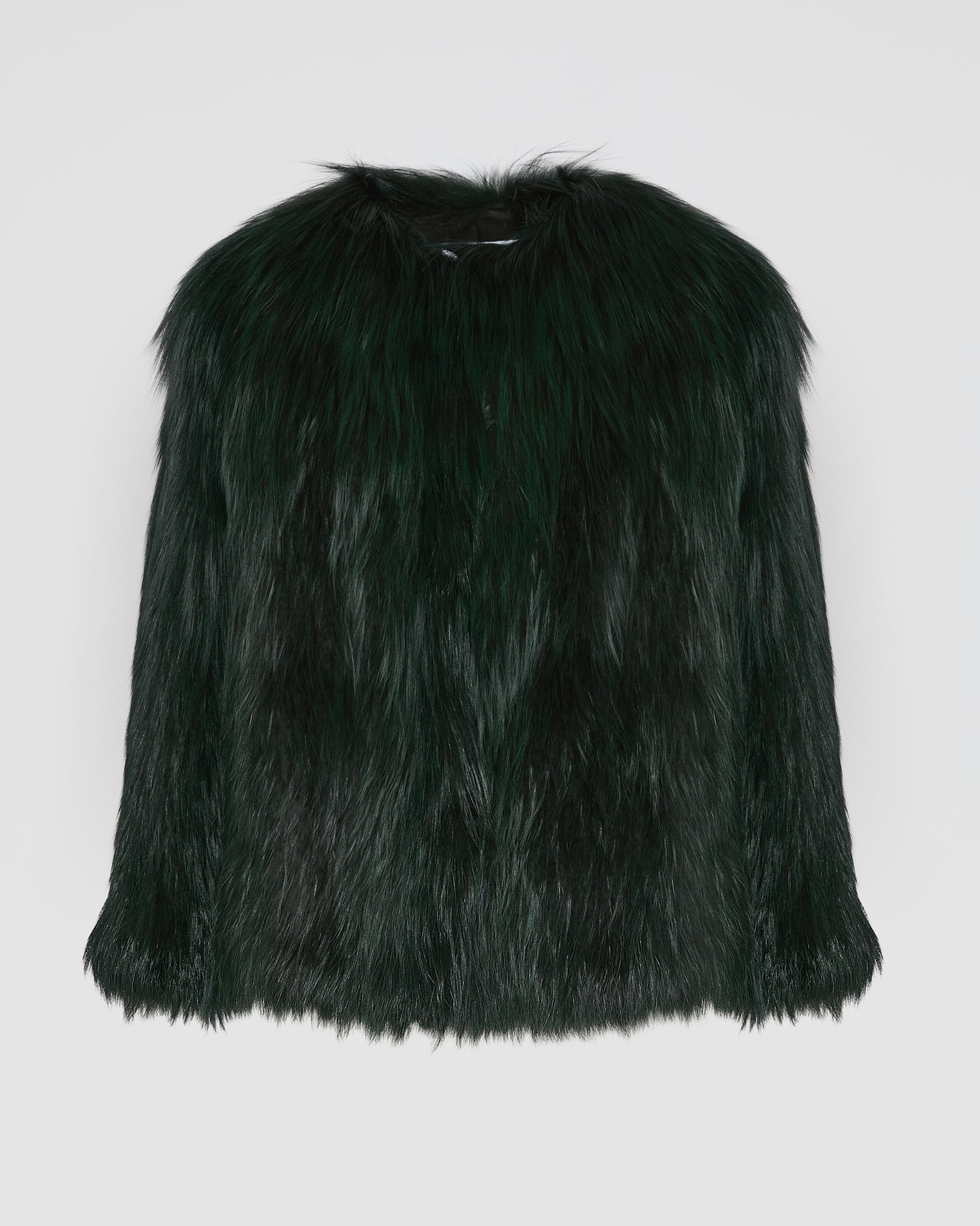 Knitted fox fur jacket - Yves Salomon