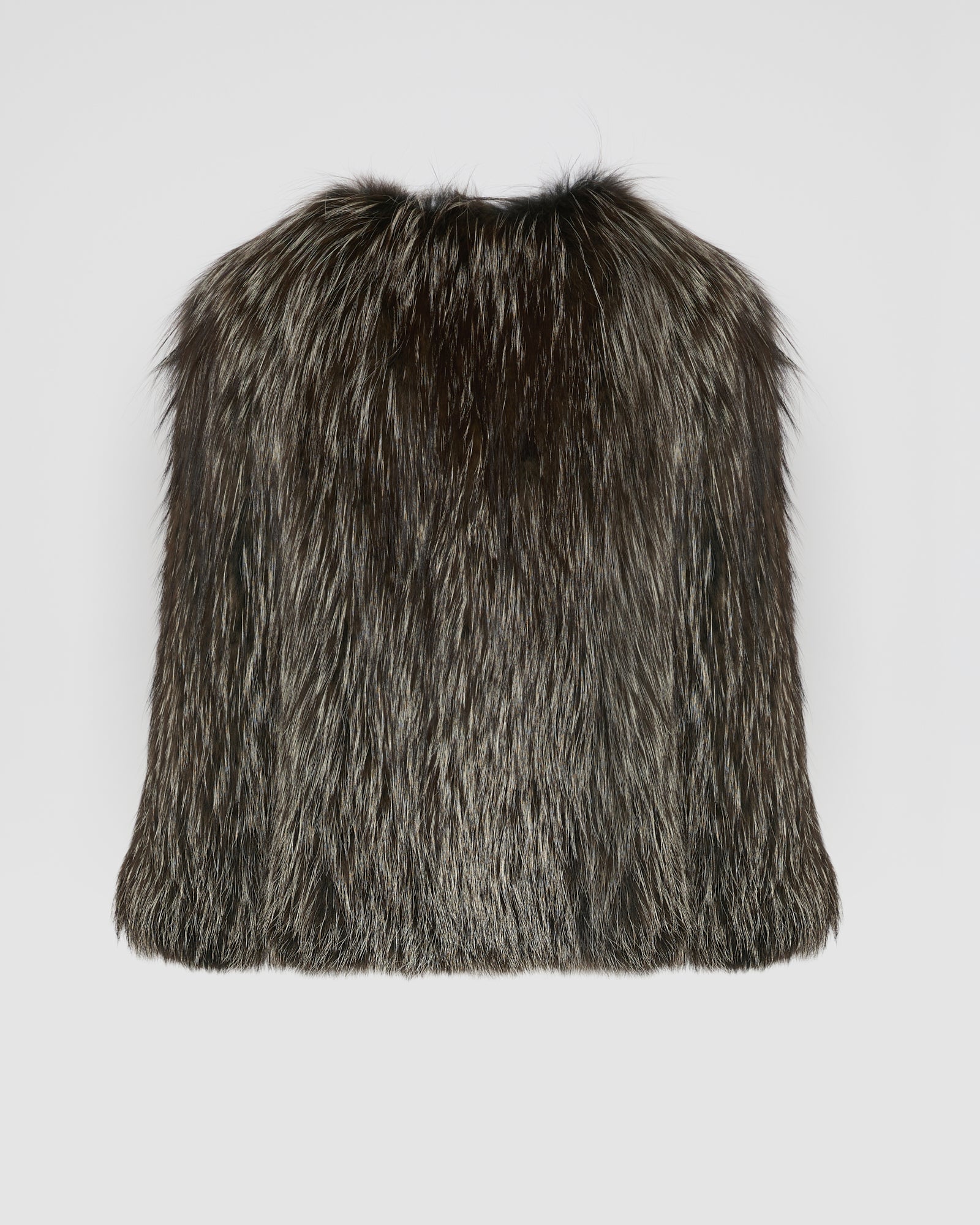 Knitted fox fur jacket - fauve - Yves Salomon – Yves Salomon US