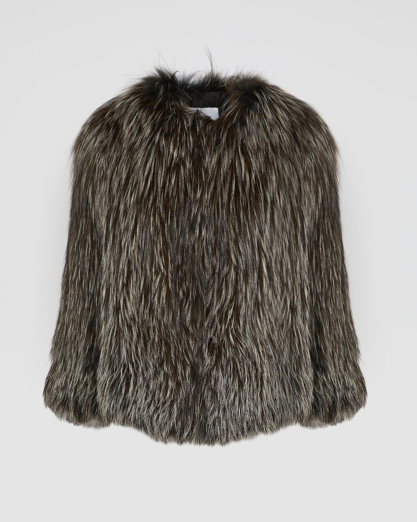 Knitted fox fur jacket - fauve - Yves Salomon – Yves Salomon US