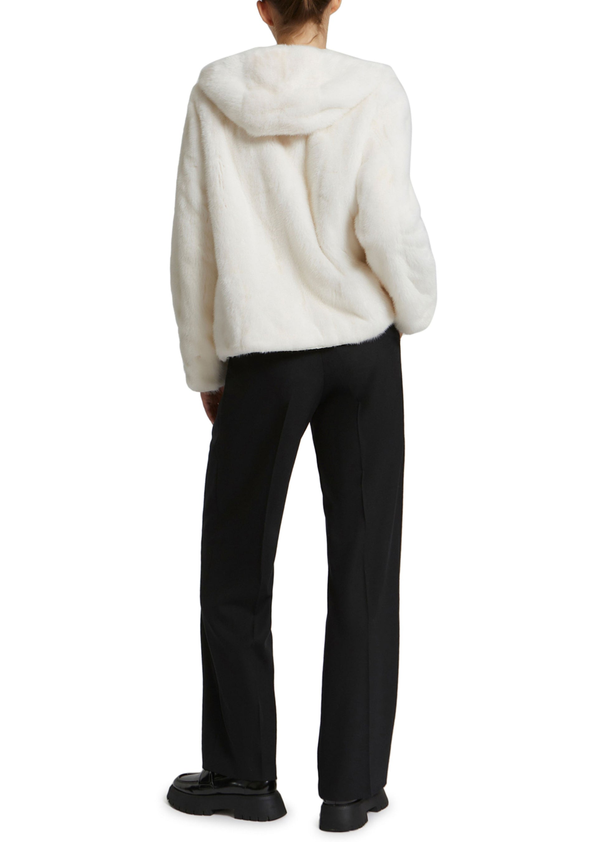 Reversible mink hooded jacket-Yves salomon-Winter sale & boxing day