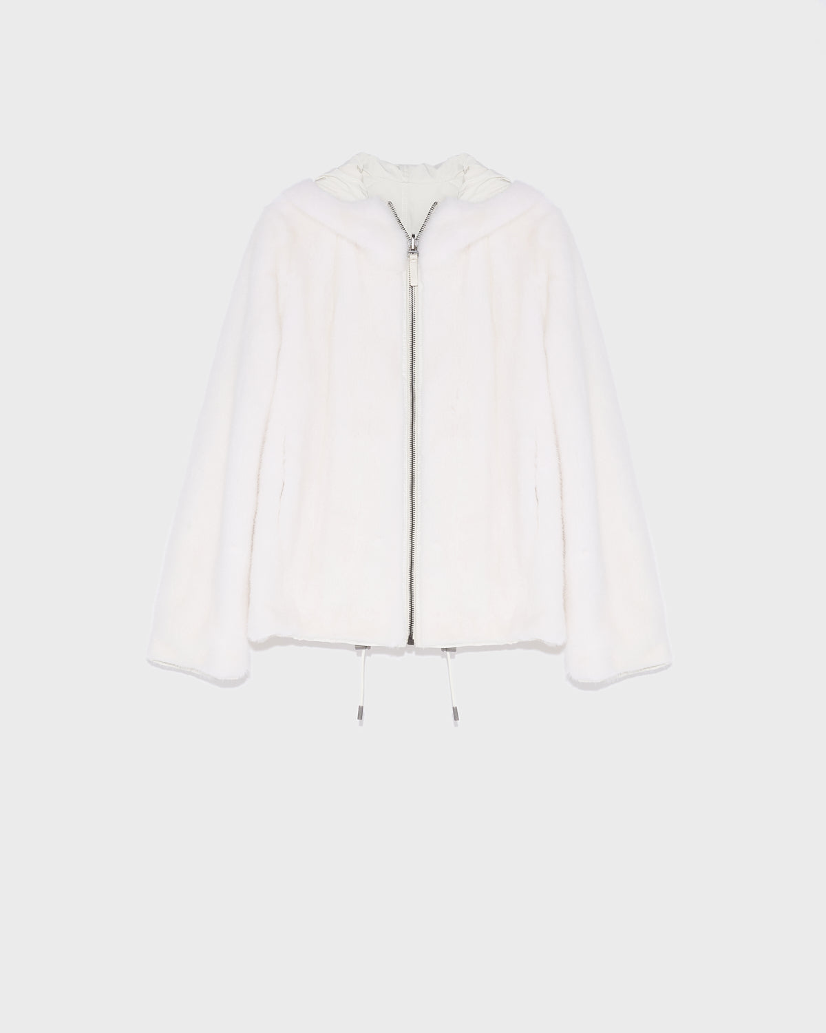 Reversible mink hooded jacket-Yves salomon-Winter sale & boxing day