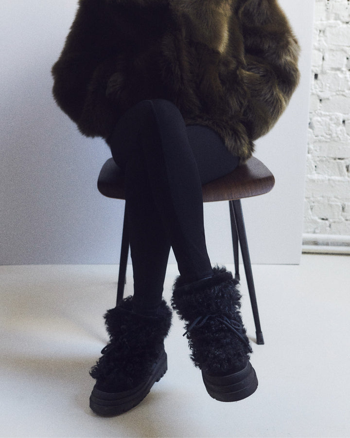 Merino lambskin shearling boots -Yves Salomon
