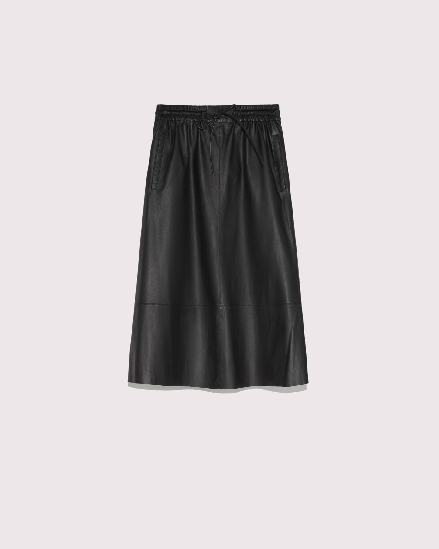 Private sale - Flared skirt in lamb leather -Yves Salomon