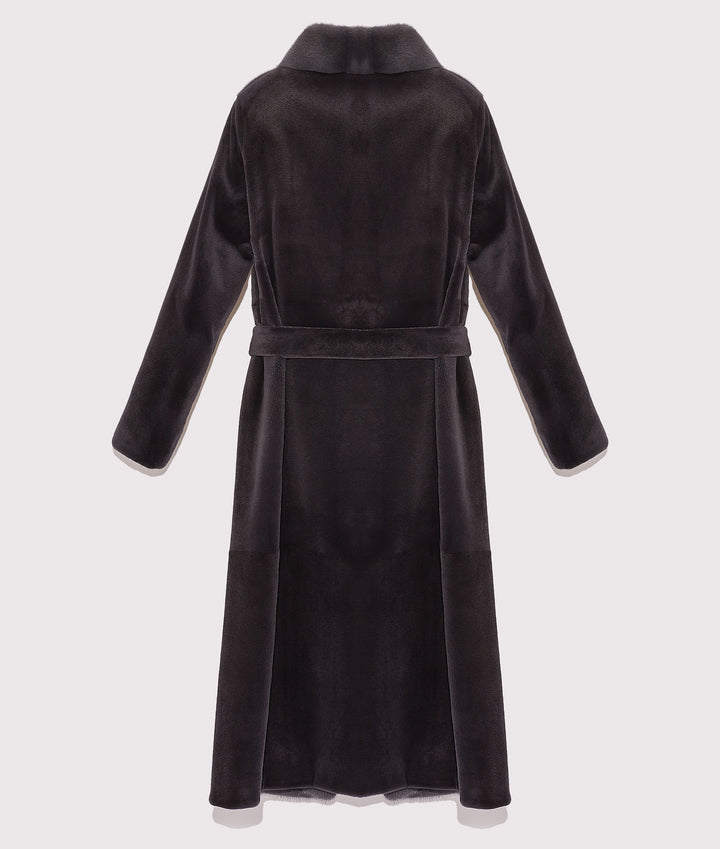 Long mink coat -Yves Salomon